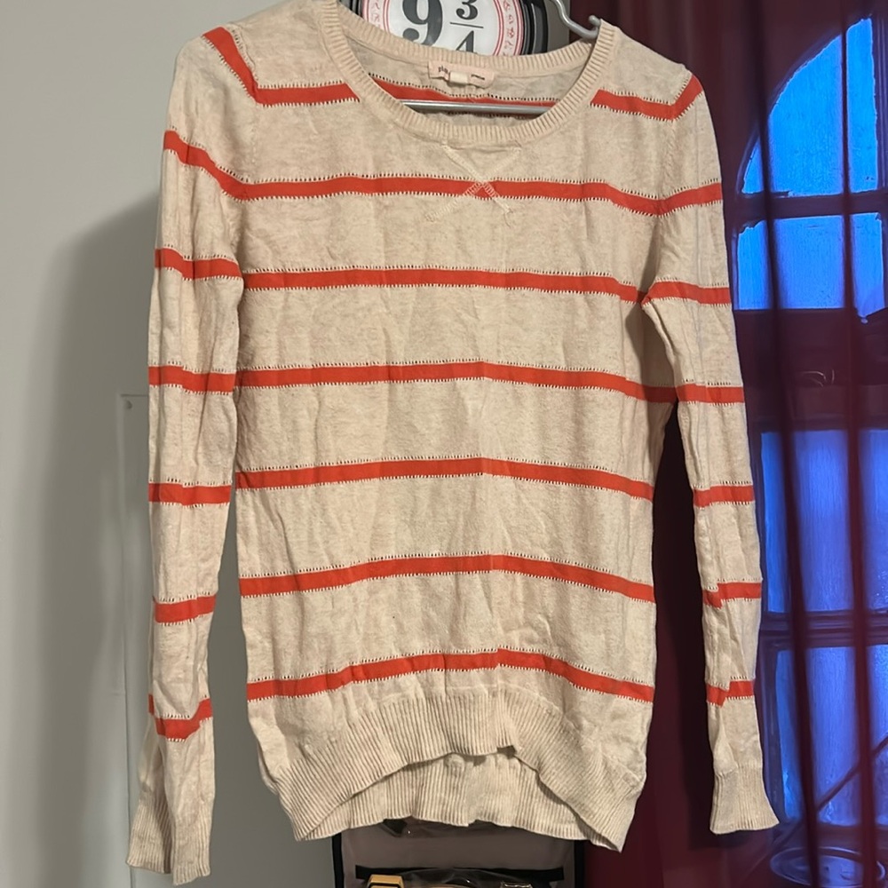 Pink Rose Brand, size large sweater, but does not look like a large, stretchy